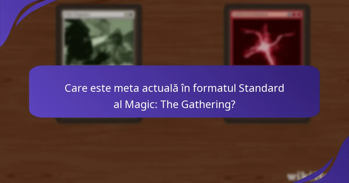 Ce deck-uri sunt populare în formatul Standard?