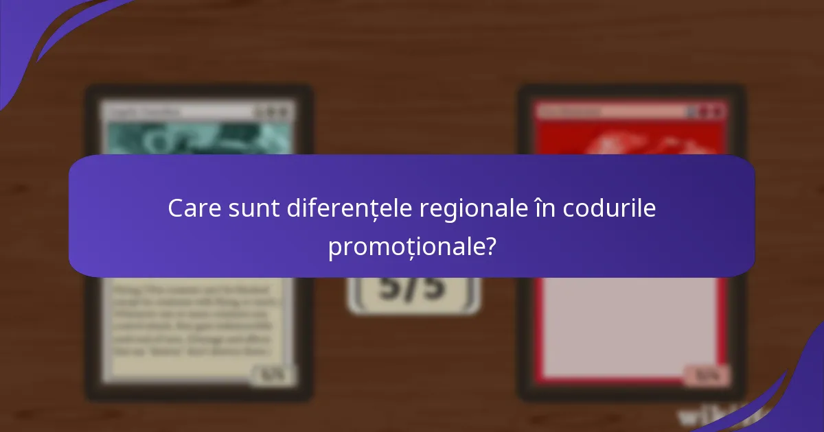Care sunt diferențele regionale în codurile promoționale?