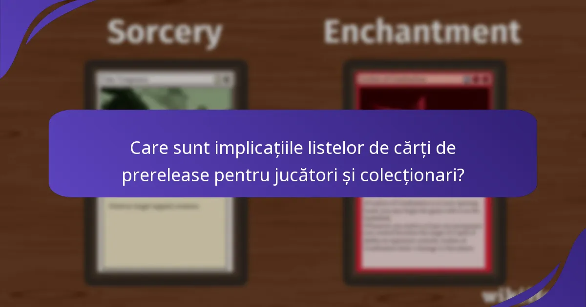 Care este distribuția rarității cărților în seturile de prerelease?