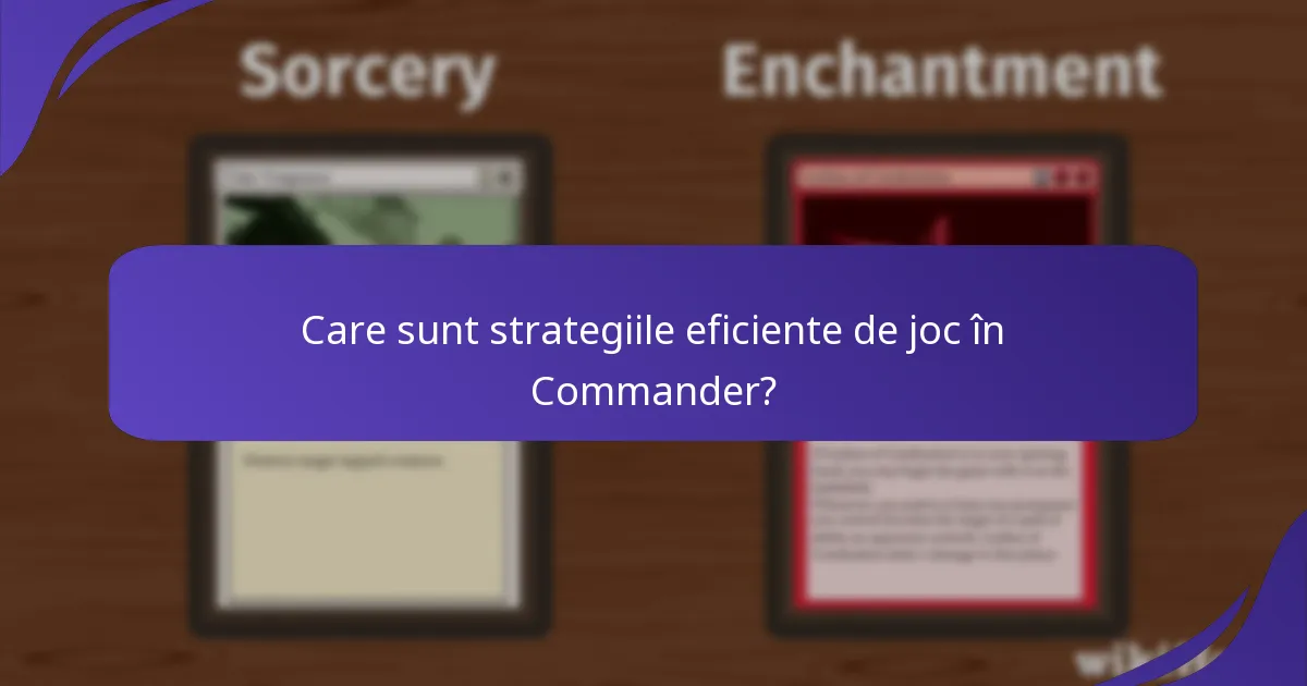 Unde pot găsi resurse pentru construirea unui pachet Commander?